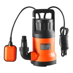 VEVOR 1 HP Utility Pump, 4000 Gph High Flow, 31 Ft Head, Sump Pump Submersible Water Pump Portable Utility Pump \w 10 Ft Long Power Cord For