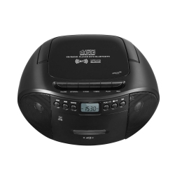 MYACUC Portable CD & Cassette Player Boombox, Casette Tape Recorder \w Remote, Am Fm Radio, USB Playback \w Earphone Jack, Bluetooth Speaker, CD Player