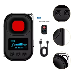 GREEN SCENIC Camera Detector Infrared Anti-Sneak Shooting Gps Anti-Positioning Vibration Alarm Multi-Function Screen Display Detector