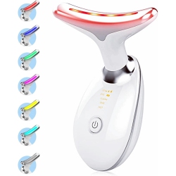 GREEN SCENIC Light Therapy for Face, 7 Color Led Face Rejuvenation Face And Neck Beauty Device, Dep Route Neck Device, Bright White In Red