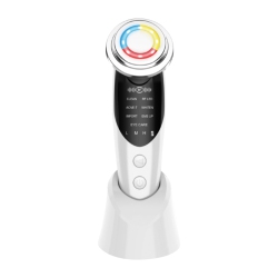 GREEN SCENIC Ems Facial Light Beauty Instrument, Skin Care Instrument, Micro Current Light Rejuvenation Instrument（Pink） In Red