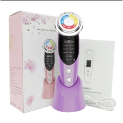 GREEN SCENIC Ems Facial Light Beauty Instrument, Skin Care Instrument, Micro Current Light Rejuvenation Instrument In Red