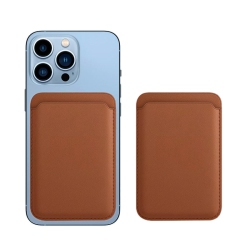 PANDACO Magsafe Compatible Cardholder In Brown