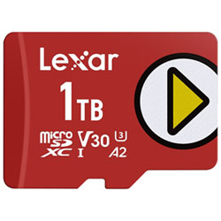 Carte Mémoire Microsdxc Uhs-I De 1 To Et De 205 Mo/s Play De Lexar