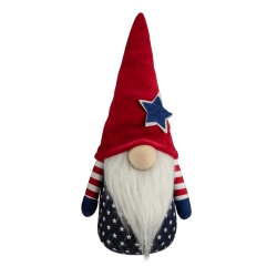 NORTHLIGHT 10.5" Americana Boy 4Th Of July Patriotic Gnome