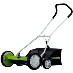 GREENWORKS 20" Push Reel Lawn Mower With Grass Catcher