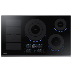Open Box - Samsung 36" 4-Element Induction Cooktop (NZ36K7880UG/AA) - Black Stainless Steel - Scratch & Dent