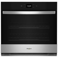 Open Box - Whirlpool 30" 5.0 Cu Ft Self-Clean Electric Wall Oven (WOES5030LZ) -Fingerprint Resistant SS - Scratch & Dent