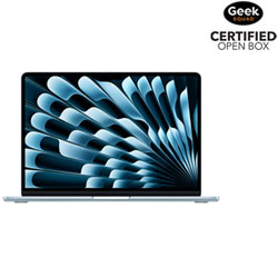 Open Box - Apple MacBook Air 13.6" w/ Touch ID (2025) - Sky Blue (Apple M4 / 16GB RAM / 512GB SSD) - English