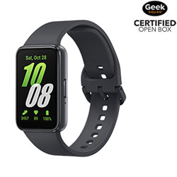 Open Box - Samsung Galaxy Fit3 Fitness Tracker with Heart Rate Monitor - Grey
