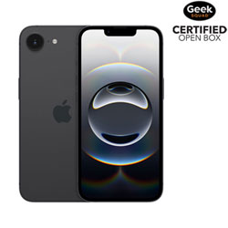 Open Box - Apple iPhone 16e 128GB - Black - Unlocked