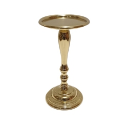ELEGANCE Ant.gold Pillar Candle H. 9" H