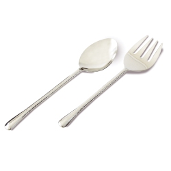 ELEGANCE Hammered Salad Set