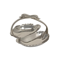 ELEGANCE Swan Double Dish - 5 3/4 X 5 1/4 X 4 1/4