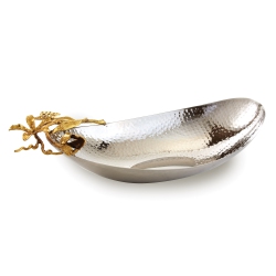ELEGANCE Butt. Boat Shaped Bowl In Gold