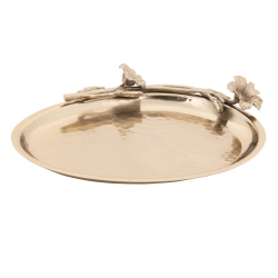 ELEGANCE Eldora Oval Tray - Satin In Gold