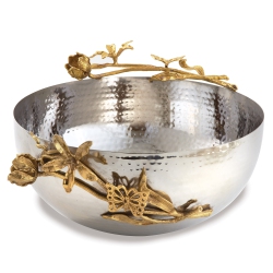 ELEGANCE Butterfly Bowl 11" Dia. In Gold