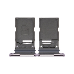 ESOURCE PARTS Replacement Single Sim Card Tray Compatible With Samsung Galaxy S23 5G / S23 Plus 5G (Lavender)