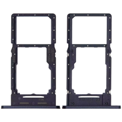 ESOURCE PARTS Replacement Dual Sim Card Tray Compatible With Samsung Galaxy A25 5G (A256 / 2023) (Brave Black)