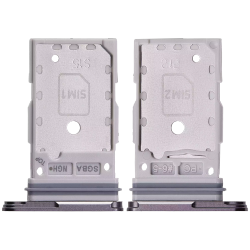 ESOURCE PARTS Replacement Dual Sim Card Tray Compatible With Samsung Galaxy S24 Fe 5G (Premium) (Graphite)