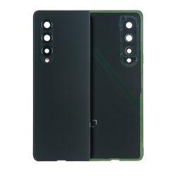 ESOURCE PARTS Replacement Back Cover Glass With Camera Lens Compatible With Samsung Galaxy Z Fold 3 (Service Pack) (Phantom Black)