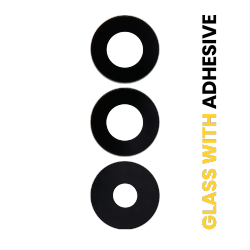 ESOURCE PARTS Replacement Back Camera Lens (Glass Only) With Adhesive for Samsung Galaxy A15 4G(A155/ 2023)/a15 5G(A156/2023)(3 Set)