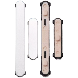 ESOURCE PARTS Replacement Hard Buttons (Power / Volume) Compatible With Samsung Galaxy S24 5G / 24 Plus 5G (Premium) (Marble Grey)