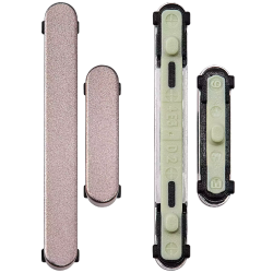 ESOURCE PARTS Replacement Hard Buttons (Power / Volume) Compatible With Samsung Galaxy S24 Ultra 5G (Premium) (Titanium Gray)