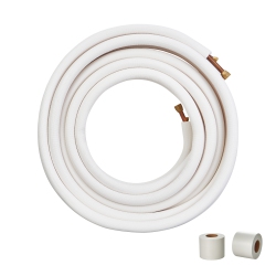 VEVOR 50Ft Mini Split Line Set, 3/8" & 5/8" O.d Copper Pipes Tubing And Triple-Layer Insulation, for Mini Split Air Conditioning Refrigerant Or