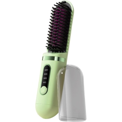 GREEN SCENIC (Fresh Green) Multifunctional Hair Straightener Portable Hair Straightener Electric Hair Straightener Intimate Wireless Hair