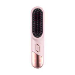 GREEN SCENIC （Pink）Hair Straightener Comb Hairdressing Tools Do Not Damage Hair Straightener Home Hair Straightener Straight Plate Straightening