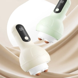 GREEN SCENIC Intelligent Light Bianstone Children's Abdominal Massager Heating Abdominal Massager Warm Uterus Warm Abdomen Dge Meridian