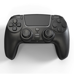 GREEN SCENIC P4 Game Controller Is Suitable for Computer Bluetooth Wireless Controller Vibration Ps4 Game Controller——Black