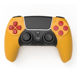 GREEN SCENIC P4 Game Controller Is Suitable for Computer Bluetooth Wireless Controller Vibration Ps4 Game Controller——Yellow