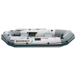 Intex Mariner 9.75 Ft. 3-Person Inflatable Boat with Oars - Blue