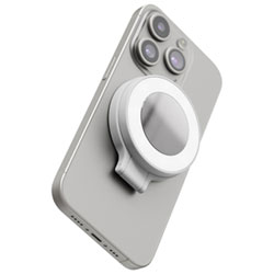 ShiftCam SnapPocket Smartphone Magnetic Mount Light with Mirror - Stone