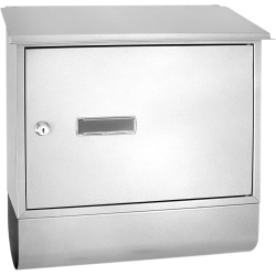 SERENELIFE Indoor & Outdoor Wall Mount Locking Mailbox | Secure Key & Lock Mechanism | Weather Resistant & Durable | Easy Access Metal Flap