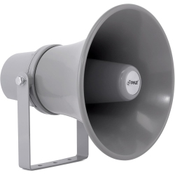 PYLE Indoor Outdoor Pa Horn Speaker - 9.7 Inch 20-Watt Power Compact Loud Sound Megaphone W/ 400Hz-5Khz Frequency, 8 Ohm, 70V Transformer, Mounting