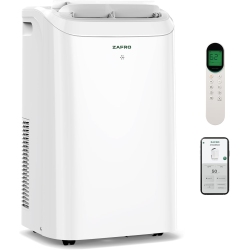 ZAFRO 14, 000 Btu (10000 Btu Sacc) Portable Air Conditioners \w Wifi App Control, 46Db, R32 Eco-Friendly, Fast Cooling In 30S, No Drainage Needed