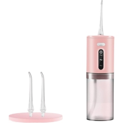 GREEN SCENIC Cordless Teeth Water Flosser, Adult Portable Rechargeable Electric Water Flosser for Home Or Travel Use, 3 Modes, Dual Nozzles, Ipx7