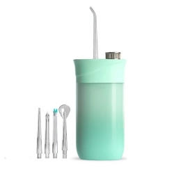 GREEN SCENIC 3-Mode Oral Water Flosser - Deep Clean Teeth & Gums, Expandable Design, USB Charging for Fresh Breath Every Day