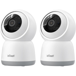 IEGEEK 2K Indoor Security Camera, 5G/2.4G Wifi Pet Cameras for Home Security, 360° Dog Cam W/auto Tracking, Smart Motion Detection, Phone App, Baby