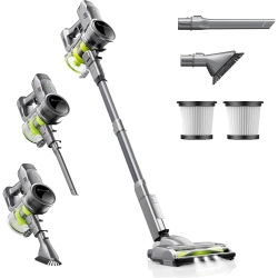 KALADO 22Kpa Cordless Vacuum, 30Min Battery, Brushless Motor, 6-In-1 for Carpet & Hardwood