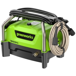 GREENWORKS 1900 Psi, 1.2 Gpm. 20Ft High-Pressure Hose, 35Ft Gfci Plug, 25 Degree, Turbo, Soap Applicator