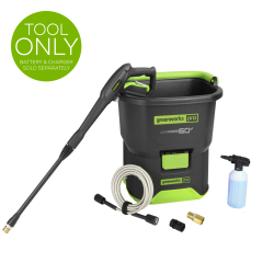 GREENWORKS 60V 1800 Psi 1.0 Gpm Bucket Pressure Washer (Tool Only)