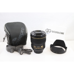 NIKON Refurbished (Excellent) - Af-S Nikkor 24MM F/1.4G Ed Lens – Ultra-Fast Wide-Angle Prime With Soft Case & Hb-51 Lens Hood