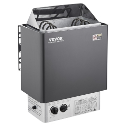 VEVOR 3Kw Sauna Heater, 220V Electric Sauna Stove, Steam Bath Sauna Heater \w Built-In Controls, 3H Timer And Adjustable Temp for Max. 70-141 Cubic