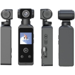 GREEN SCENIC 5K Sports Pocket Camera Pocket Digital Camera 270 Degree Rotation Creative Handheld Camera Outdoor Sports Photographer Tight Handheld