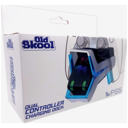 OLD SKOOL Dual Controller Charging Dock for Playstation 5