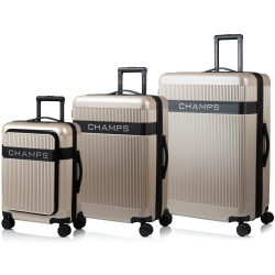 CHAMPS Onyx Ii 3-Piece Luggage Set-Sand